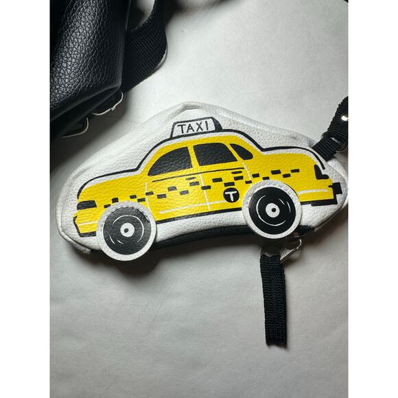 FRIENDS TV Show Backpack 10.5" Mini Bag Black Faux Leather with Coin Purse - Picture 7 of 7